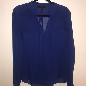 Blue BCBGMaxazria Blouse